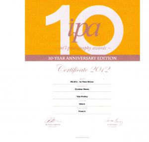 2012 IPA Awards                  1st Place Price Winner  Nature